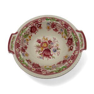 JOHNSON BROTHERS Winchester Floral Vegetable Serving Bowl England Vintage